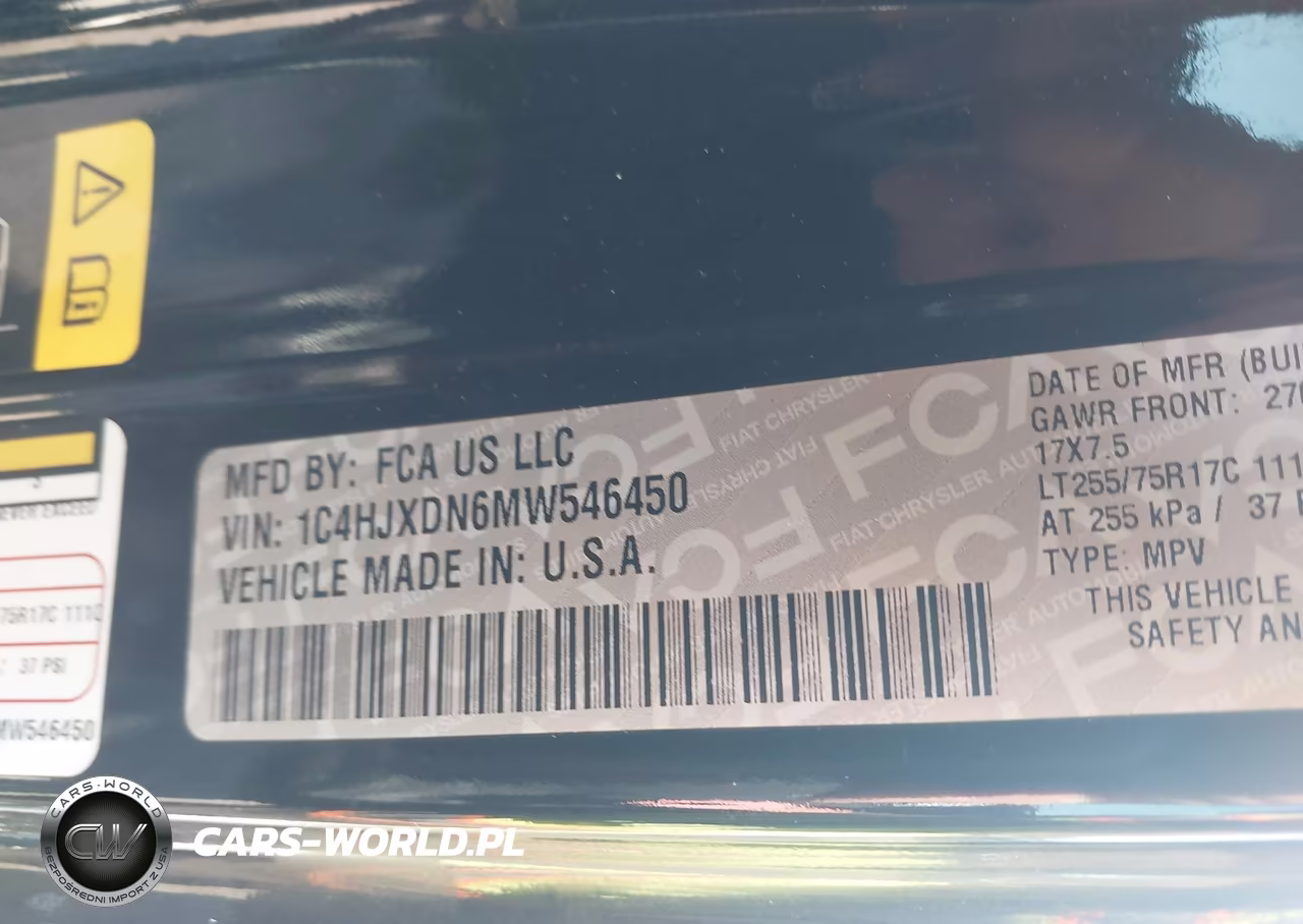 2021 Jeep Wrangler Unlimited Willys 4X4 VIN:1C4HJXDN6MW546450 - 9