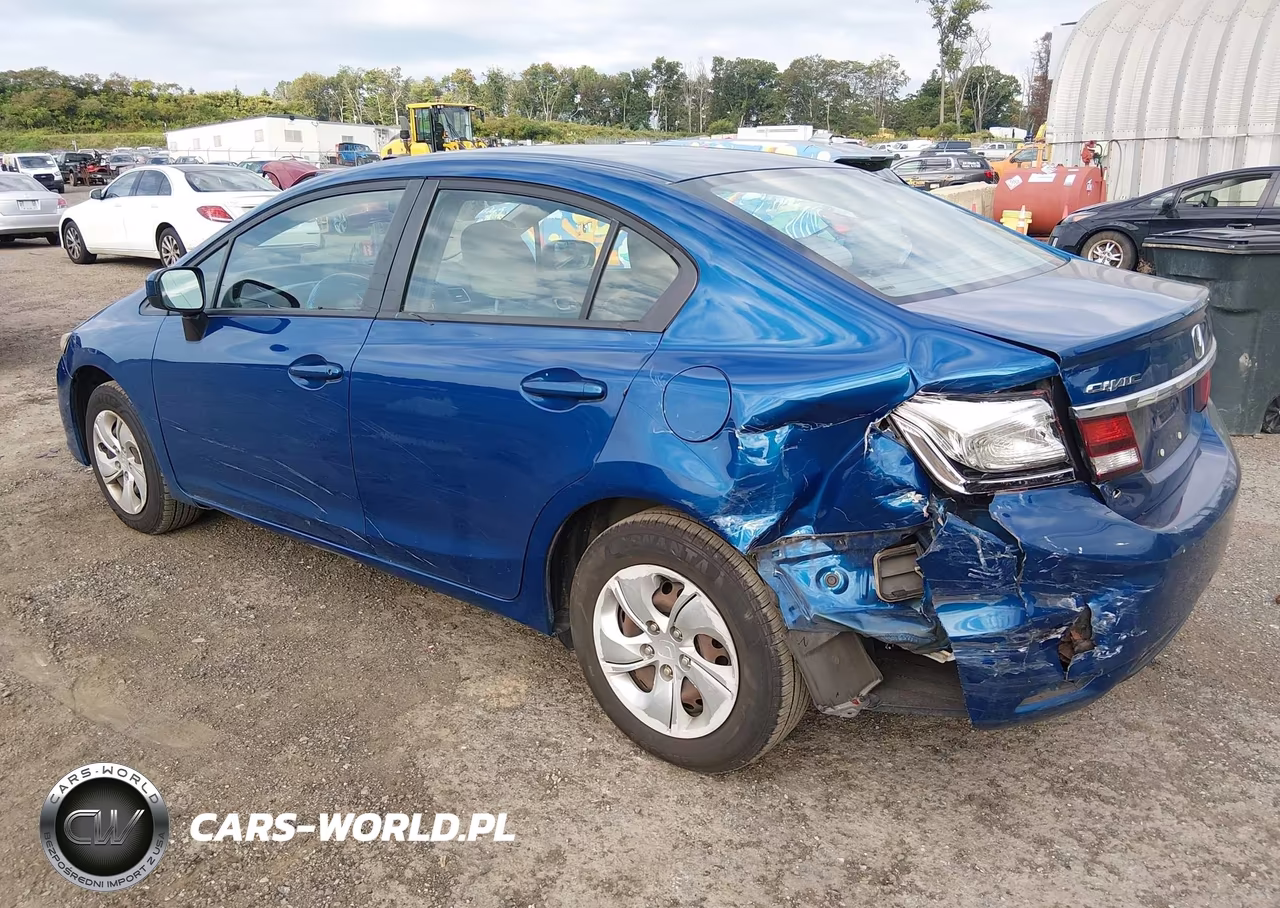 2014 Honda Civic Lx VIN:19XFB2F55EE217660 - 3