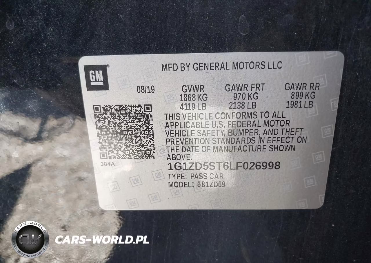 2020 Chevrolet Malibu Fwd Lt VIN:1G1ZD5ST6LF026998 - 9