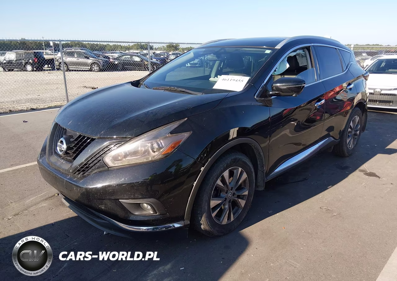 2017 Nissan Murano Sl VIN:5N1AZ2MG6HN123177 - 2