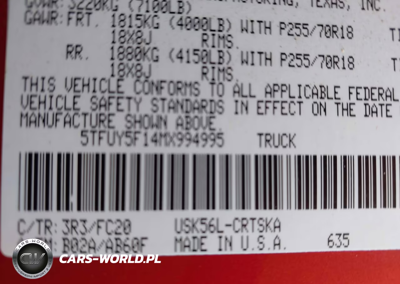2021 Toyota Tundra Sr5 VIN:5TFUY5F14MX994995 - 9