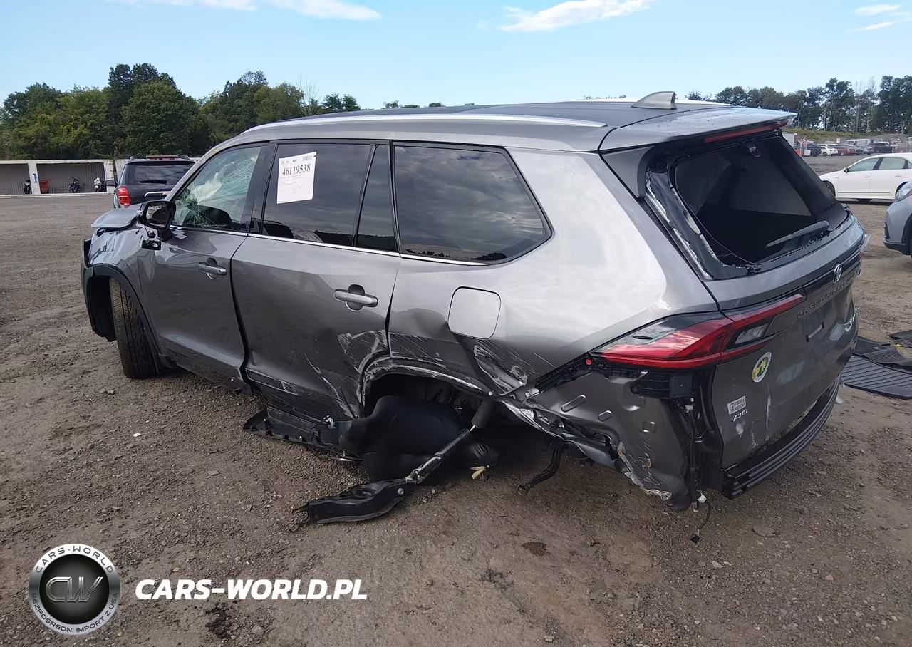 2025 Toyota Grand Highlander Platinum VIN:5TDAAAB59SS083248 - 3