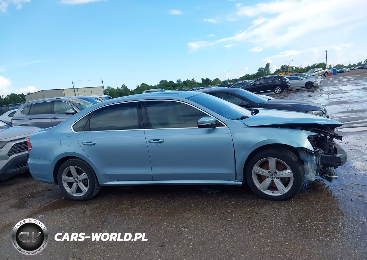 2013 Volkswagen Passat 2.5L Se VIN:1VWBH7A31DC020911 - 13
