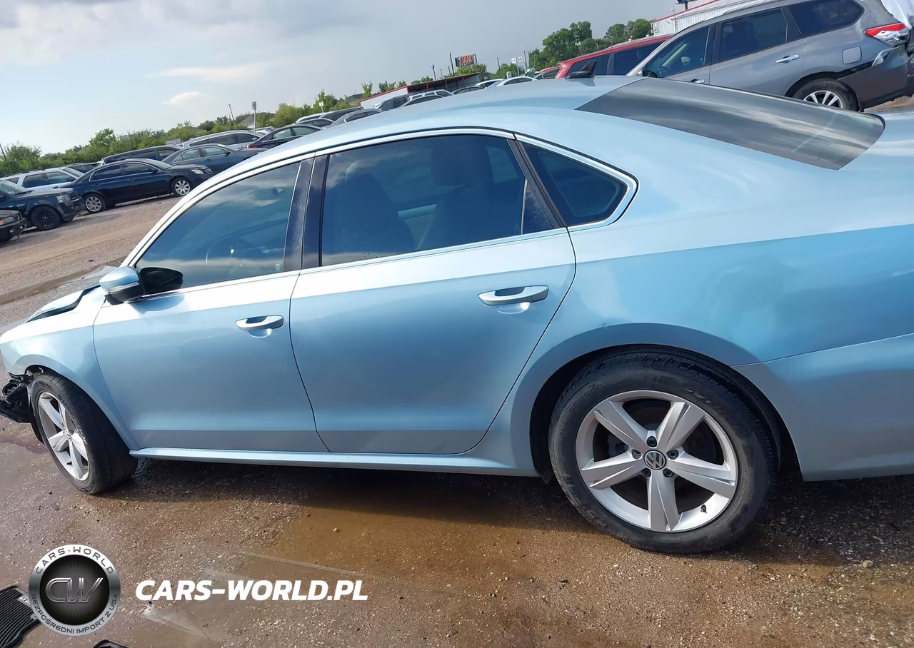 2013 Volkswagen Passat 2.5L Se VIN:1VWBH7A31DC020911 - 14