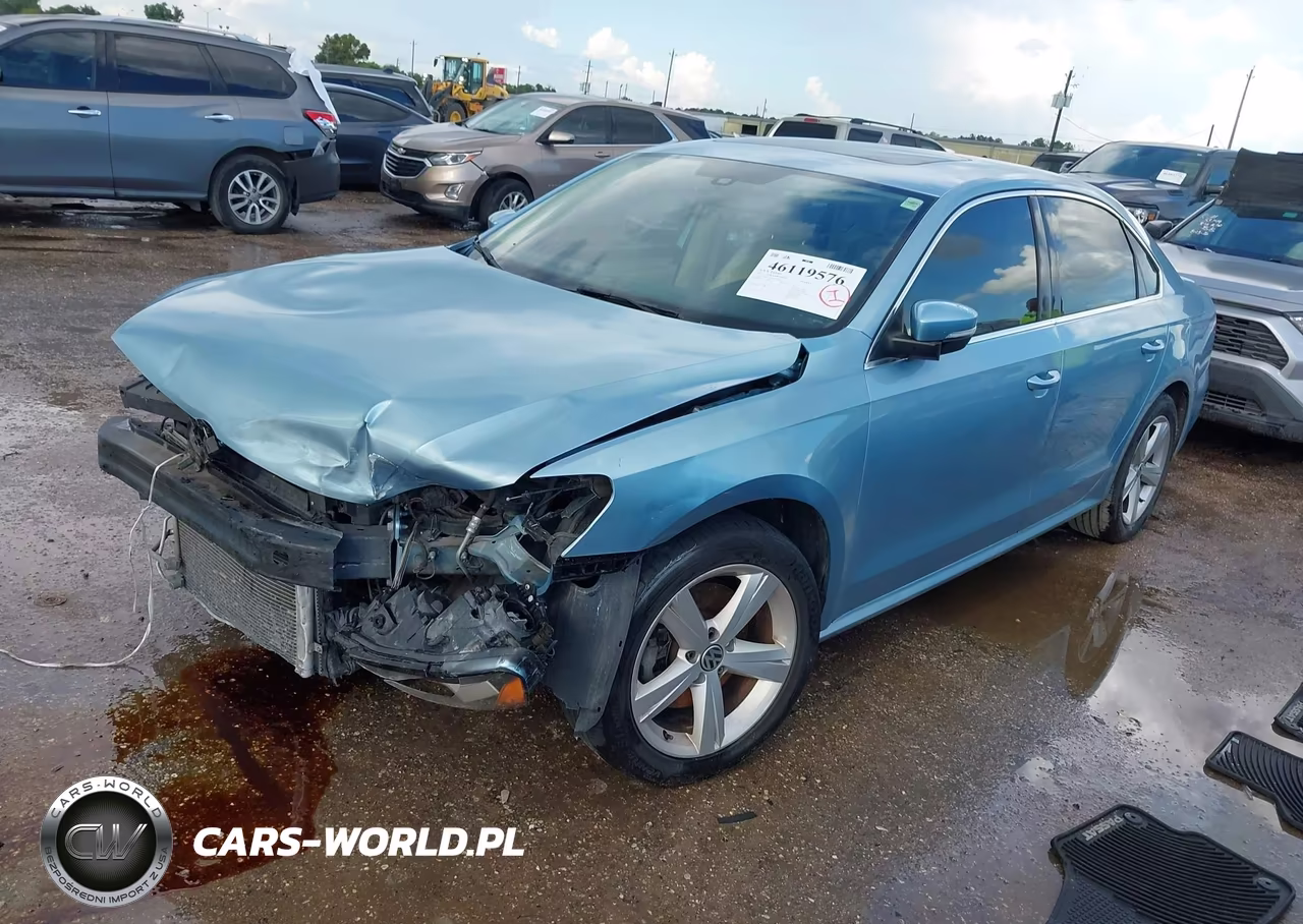 2013 Volkswagen Passat 2.5L Se VIN:1VWBH7A31DC020911 - 2