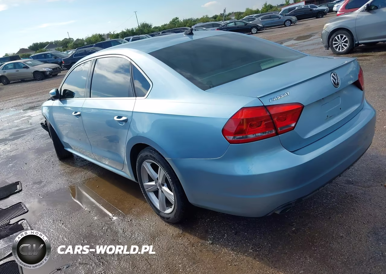 2013 Volkswagen Passat 2.5L Se VIN:1VWBH7A31DC020911 - 3