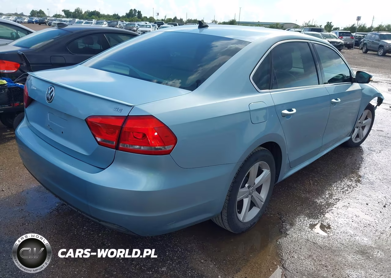 2013 Volkswagen Passat 2.5L Se VIN:1VWBH7A31DC020911 - 4