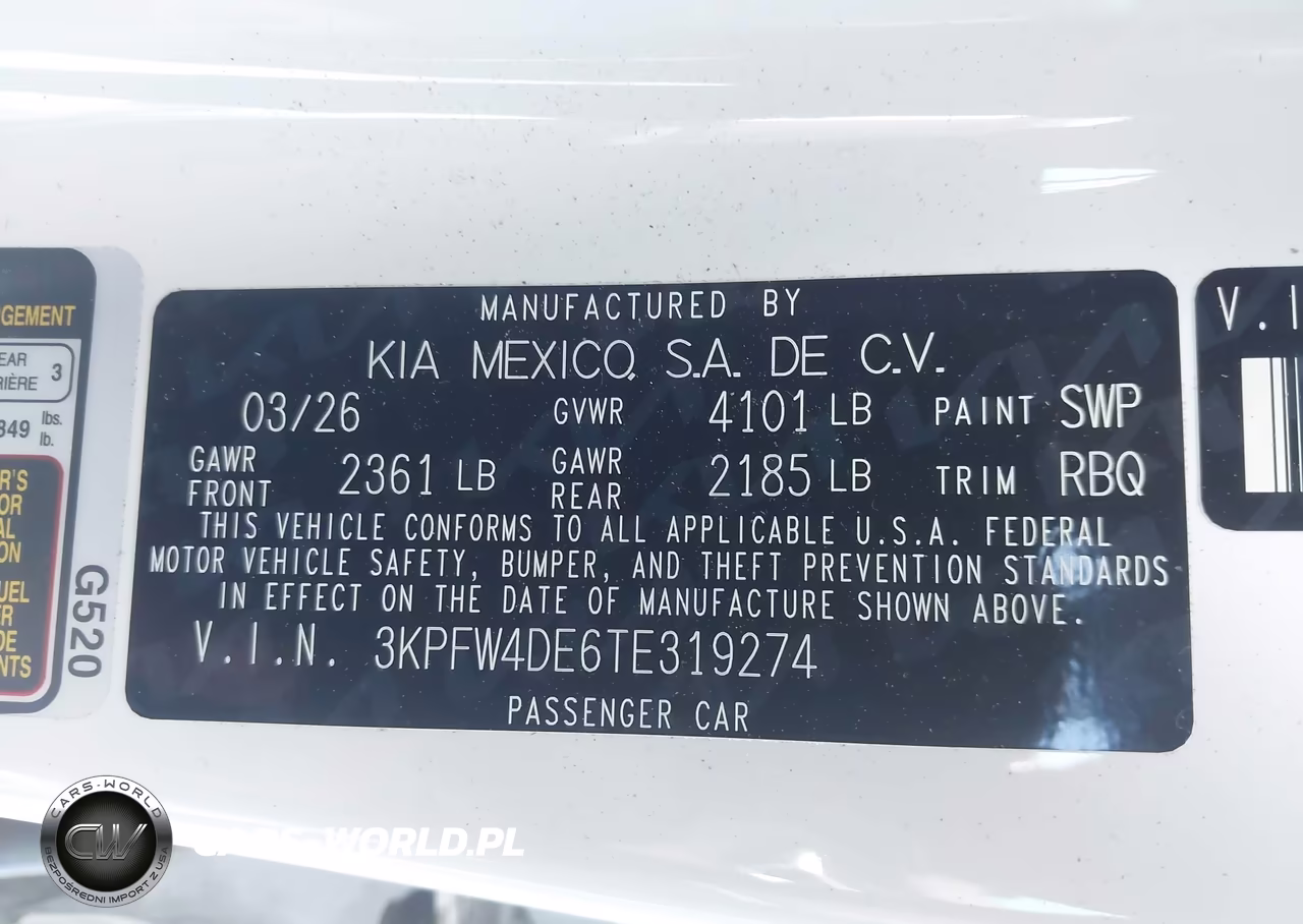 2026 Kia K4 Gt-Line VIN:3KPFW4DE6TE319274 - 9