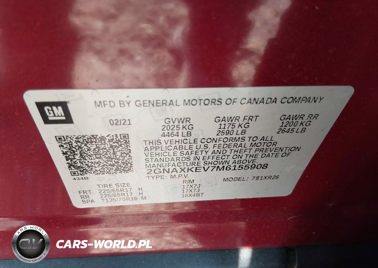 2021 Chevrolet Equinox Fwd Lt VIN:2GNAXKEV7M6155908 - 9