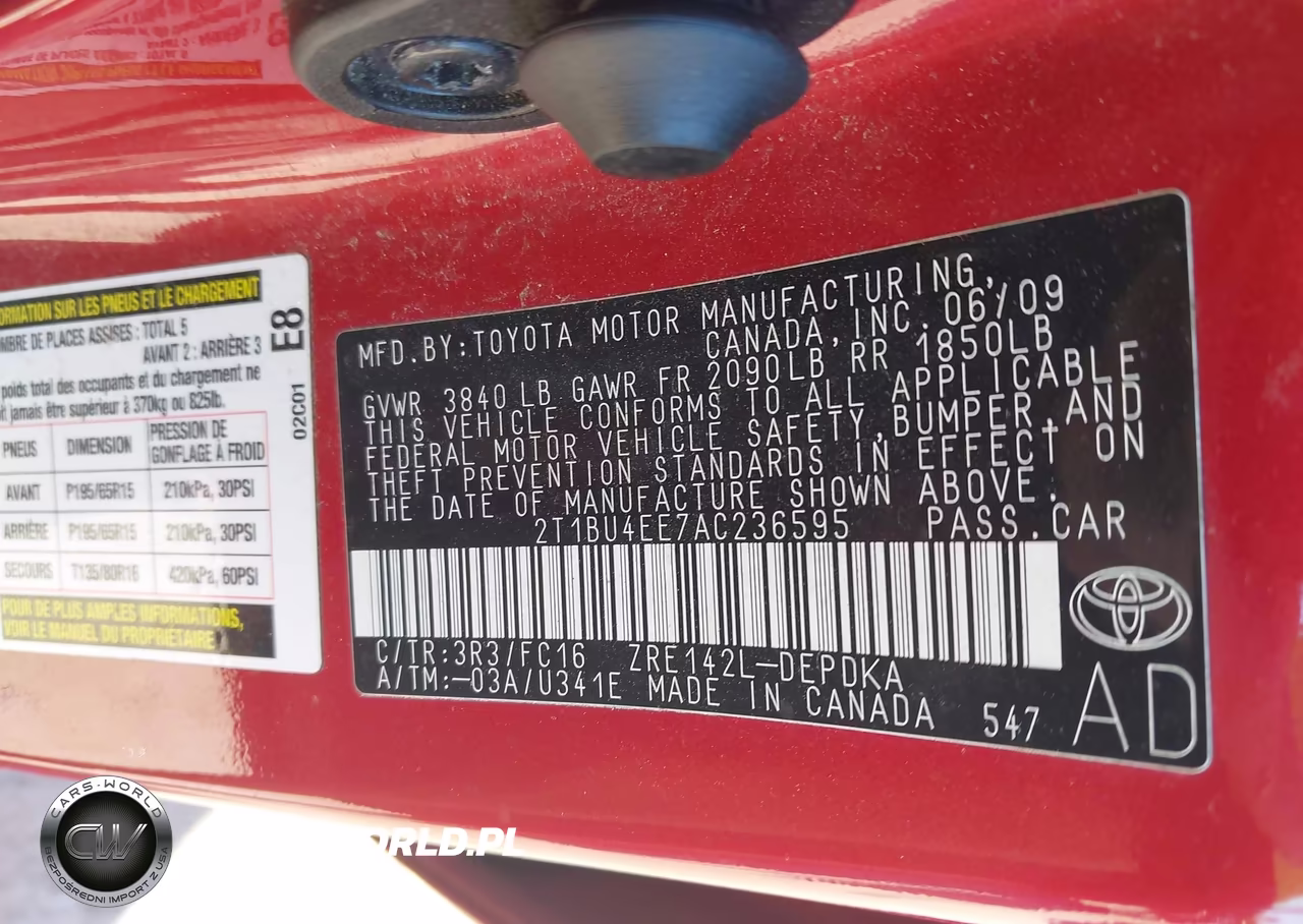 2010 Toyota Corolla Le VIN:2T1BU4EE7AC236595 - 9