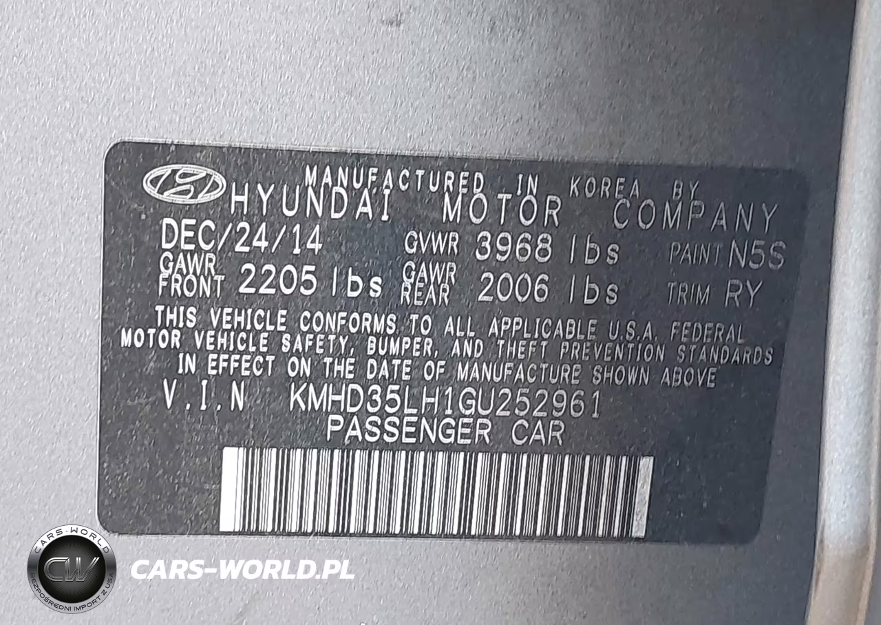 2016 Hyundai Elantra Gt VIN:KMHD35LH1GU252961 - 9