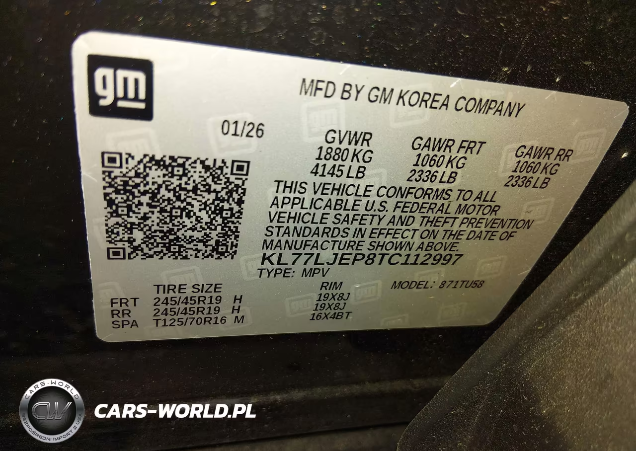 2026 Chevrolet Trax Fwd 2Rs VIN:KL77LJEP8TC112997 - 9