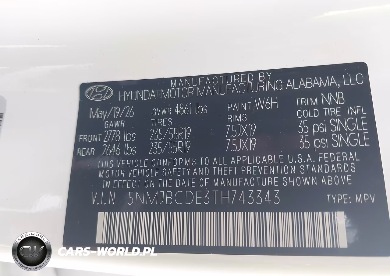 2026 Hyundai Tucson Sel Plus VIN:5NMJBCDE3TH743343 - 9