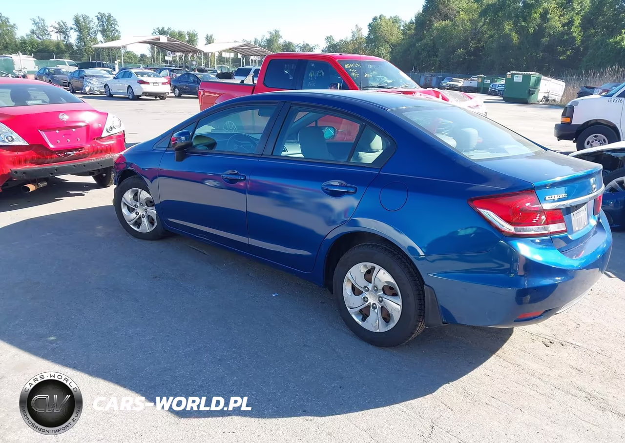 2014 Honda Civic Lx VIN:2HGFB2F55EH501439 - 3