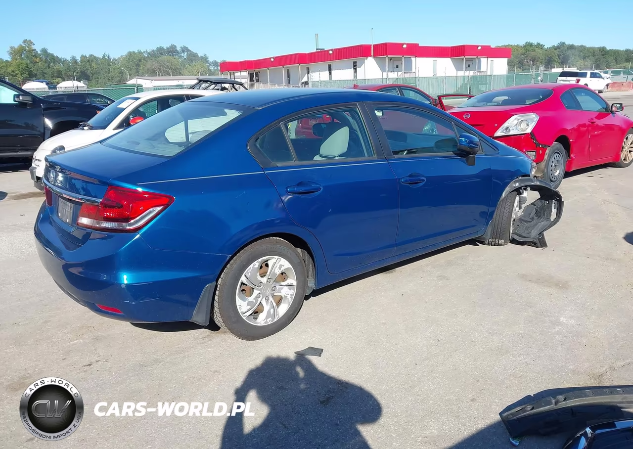 2014 Honda Civic Lx VIN:2HGFB2F55EH501439 - 4