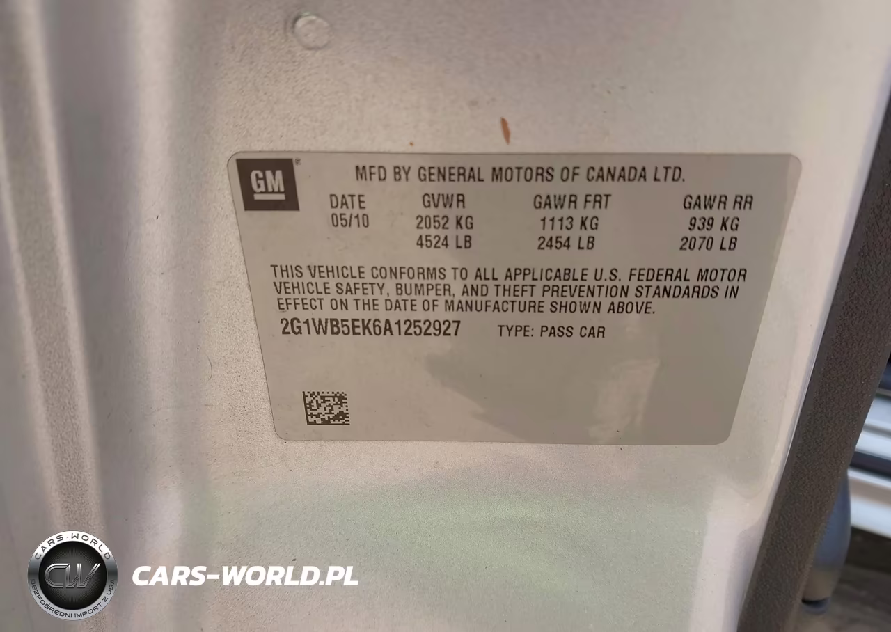 2010 Chevrolet Impala Lt VIN:2G1WB5EK6A1252927 - 9