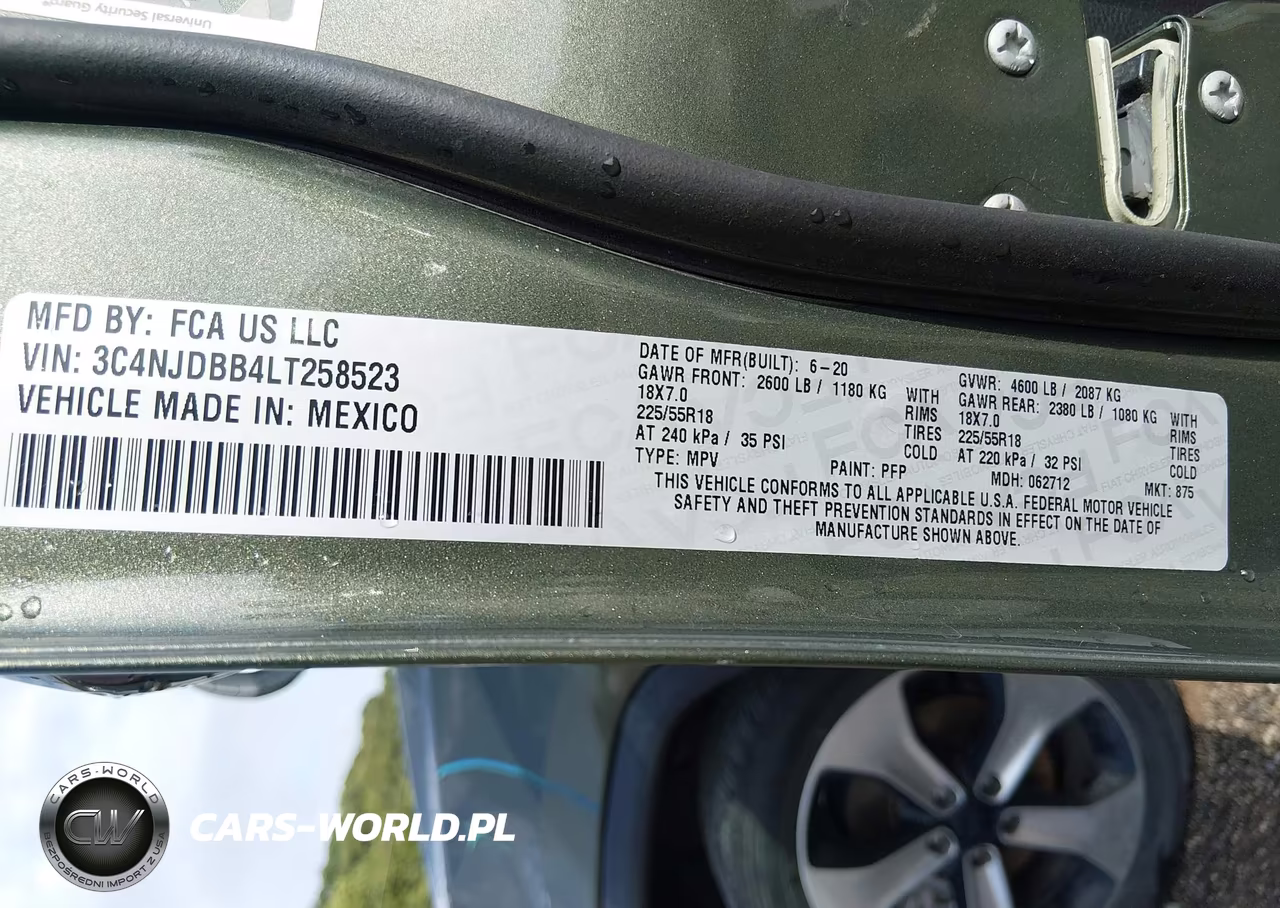 2020 Jeep Compass Sun And Safety 4X4 VIN:3C4NJDBB4LT258523 - 9