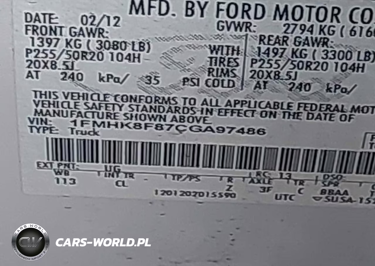 2012 Ford Explorer Limited VIN:1FMHK8F87CGA97486 - 9