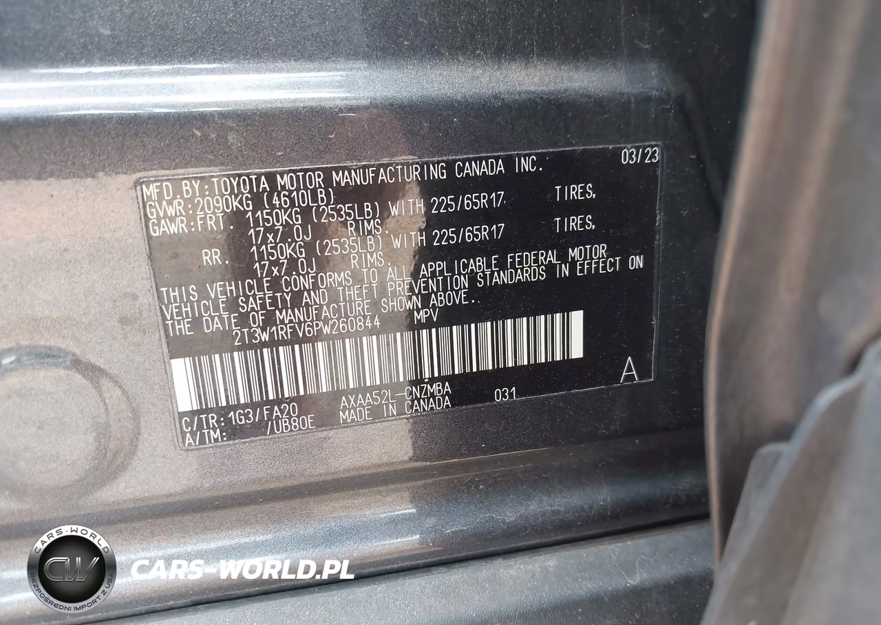 2023 Toyota Rav4 Xle VIN:2T3W1RFV6PW260844 - 9