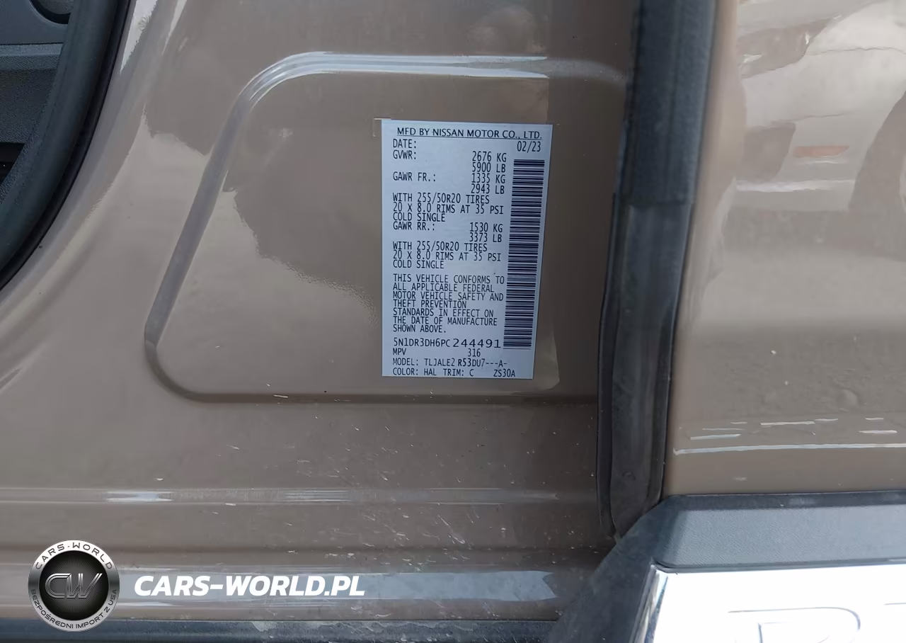 2023 Nissan Pathfinder Platinum Fwd VIN:5N1DR3DH6PC244491 - 9