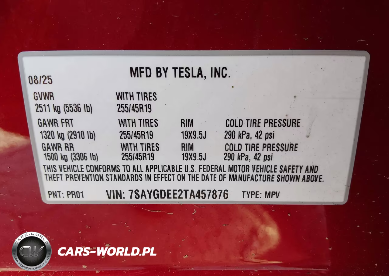 2026 Tesla Model Y All-Wheel Drive-Long Range Launch Series-Premium All-Wheel Drive VIN:7SAYGDEE2TA457876 - 9