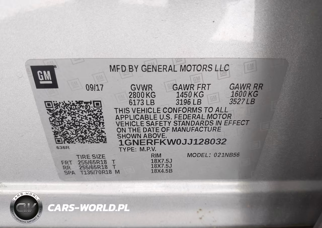 2018 Chevrolet Traverse Ls VIN:1GNERFKW0JJ128032 - 9