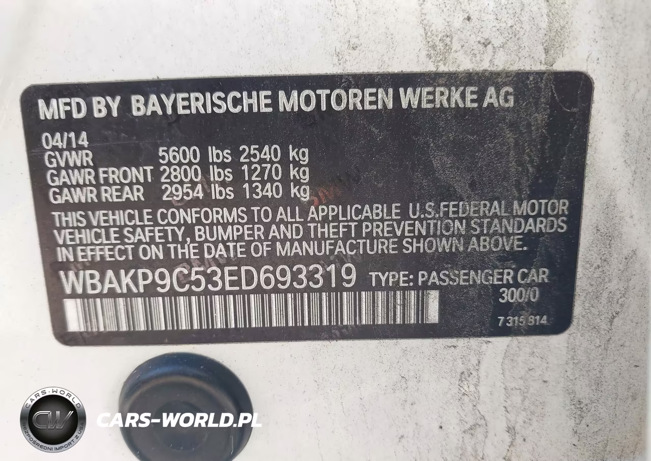 2014 BMW 550I xDrive VIN:WBAKP9C53ED693319 - 9
