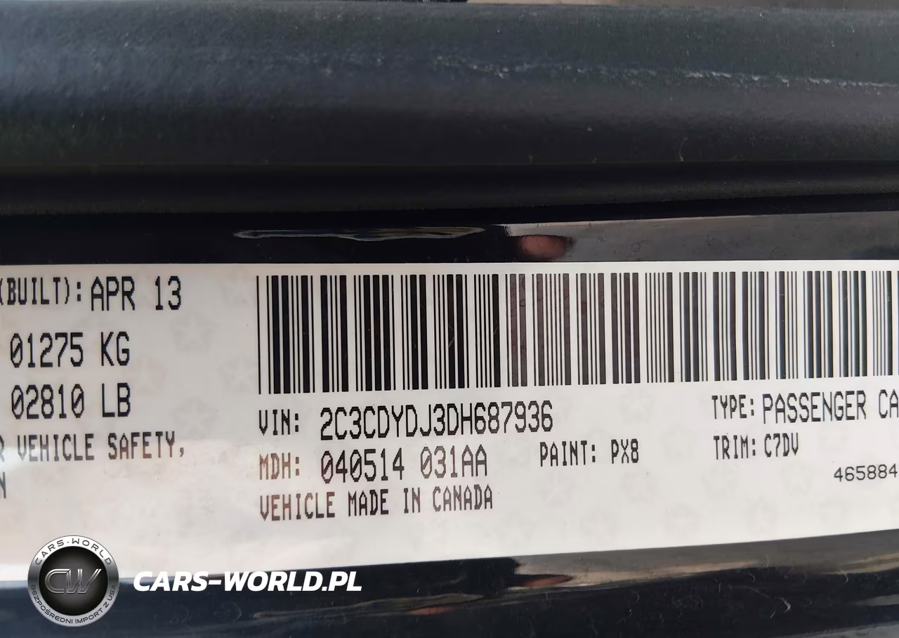 2013 Dodge Challenger Srt8 Core VIN:2C3CDYDJ3DH687936 - 9