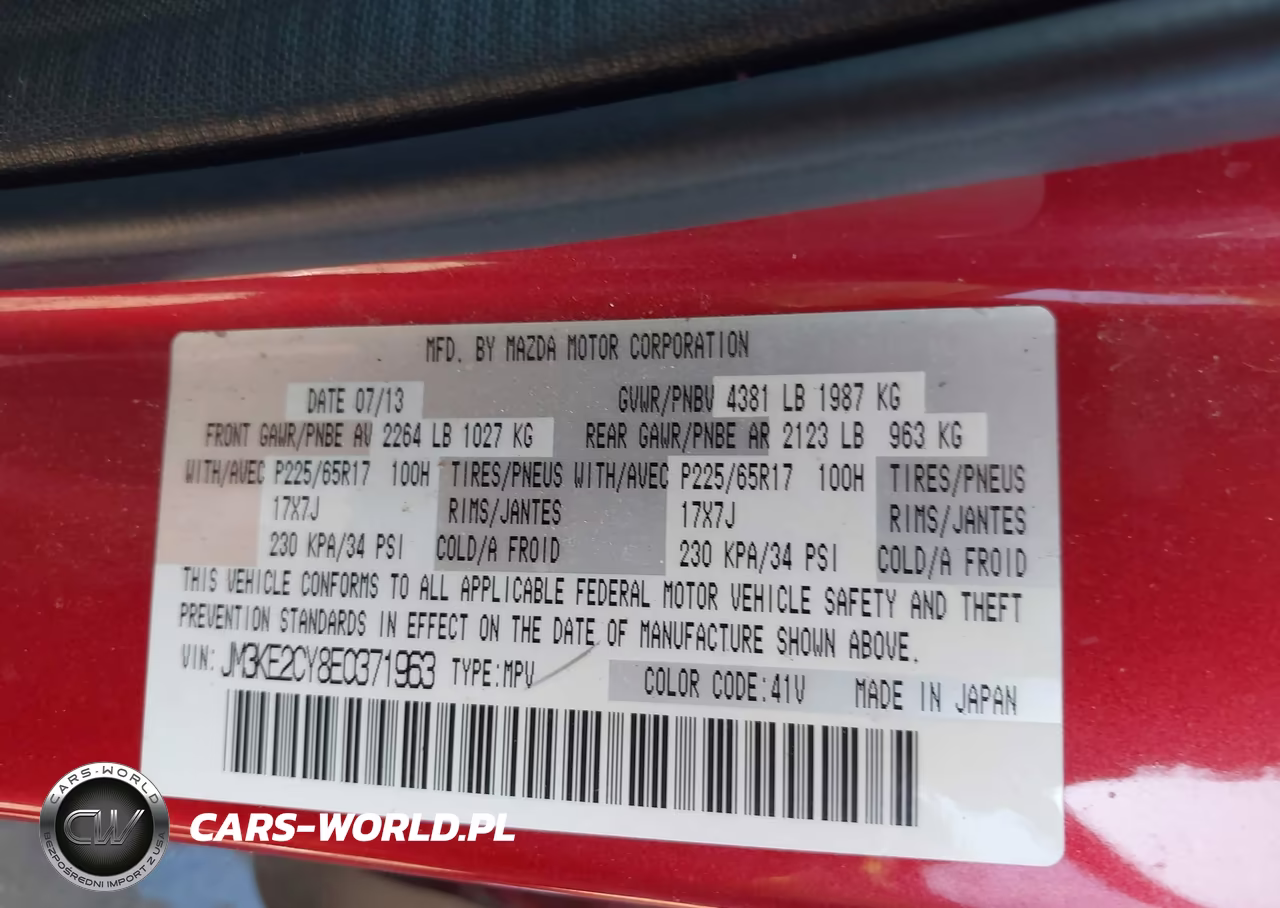 2014 Mazda Cx-5 Touring VIN:JM3KE2CY8E0371963 - 9