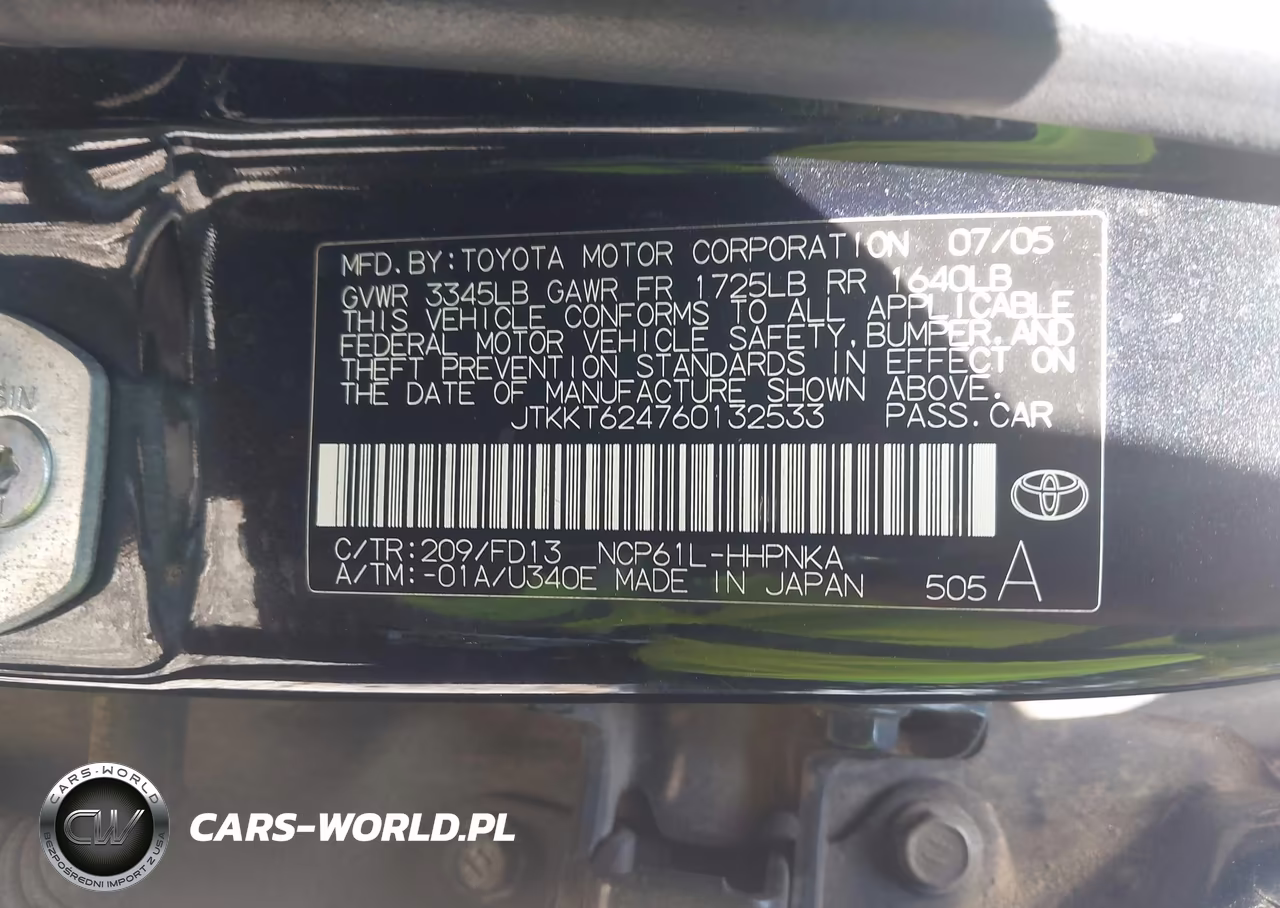 2006 Scion Xa VIN:JTKKT624760132533 - 9