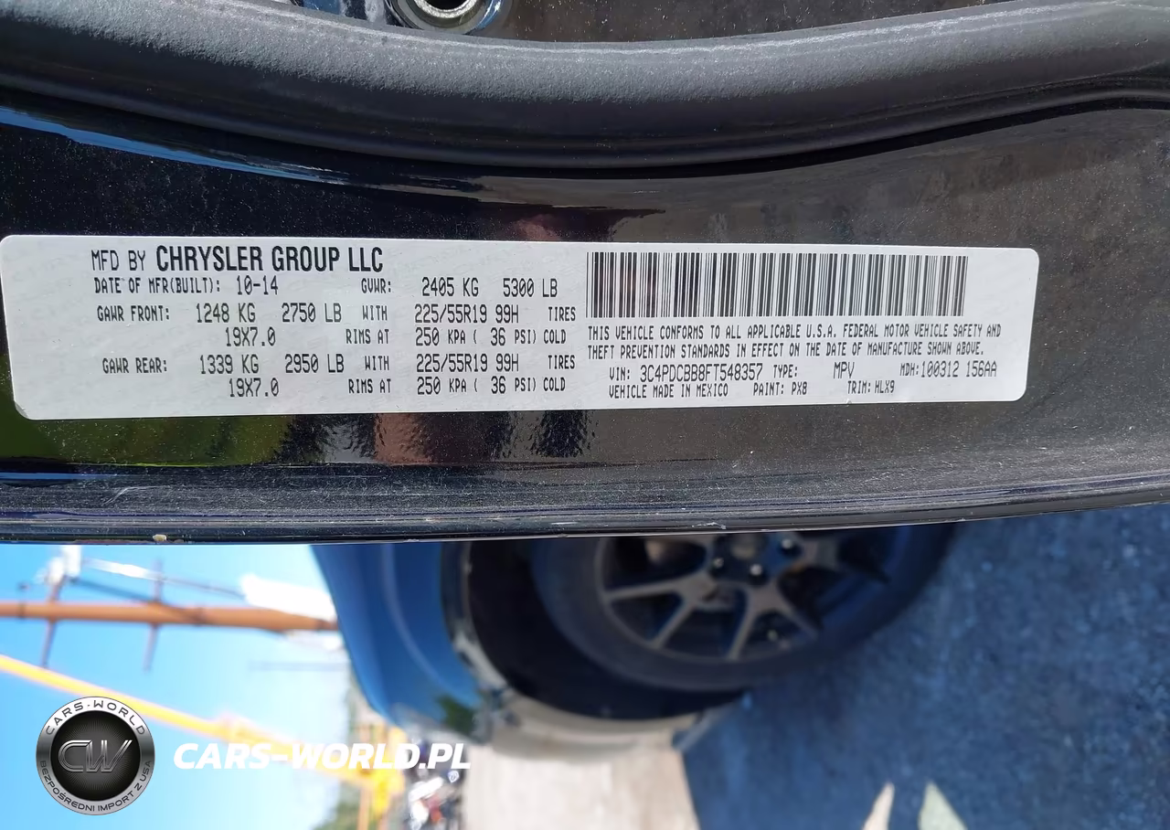 2015 Dodge Journey Sxt VIN:3C4PDCBB8FT548357 - 9