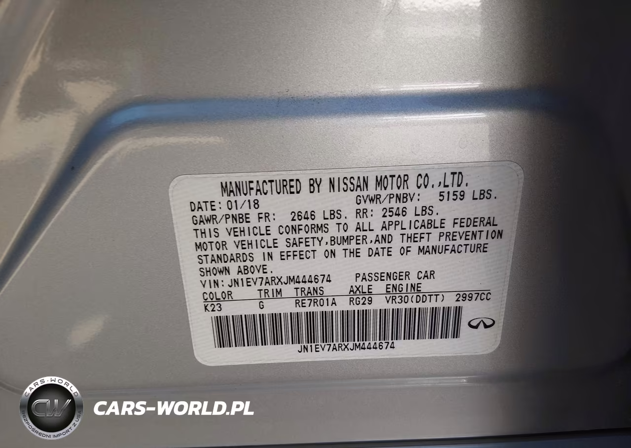 2018 Infiniti Q50 3.0T Luxe VIN:JN1EV7ARXJM444674 - 9