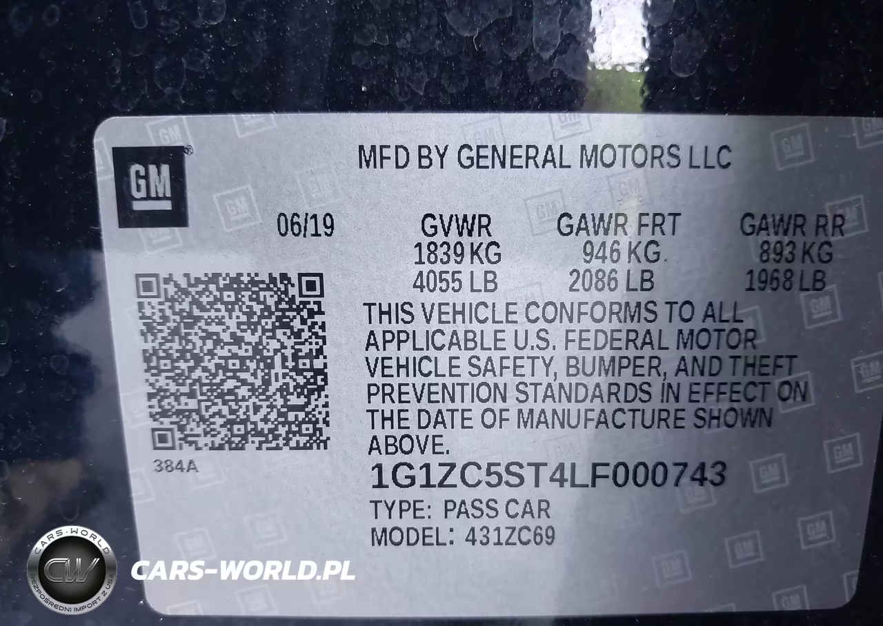 2020 Chevrolet Malibu Fwd 1Fl VIN:1G1ZC5ST4LF000743 - 9
