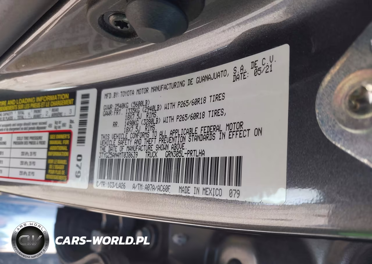 2021 Toyota Tacoma Limited VIN:3TYGZ5AN4MT038639 - 9