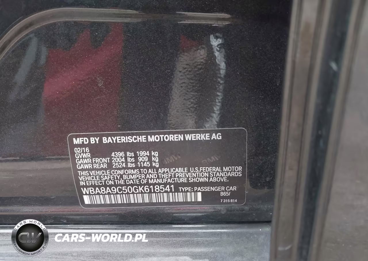 2016 BMW 320I VIN:WBA8A9C50GK618541 - 9