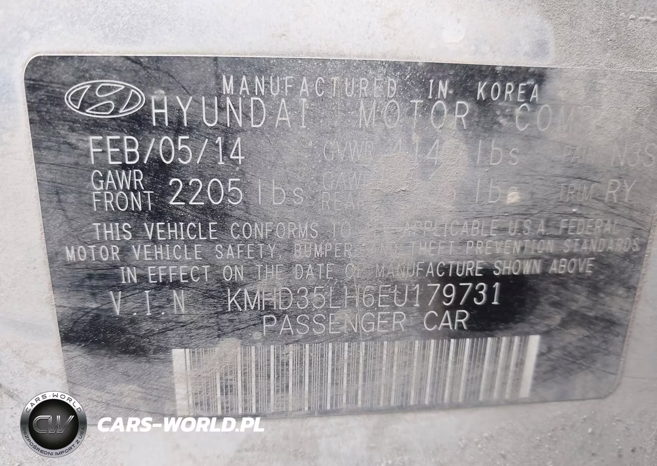 2014 Hyundai Elantra Gt VIN:KMHD35LH6EU179731 - 9