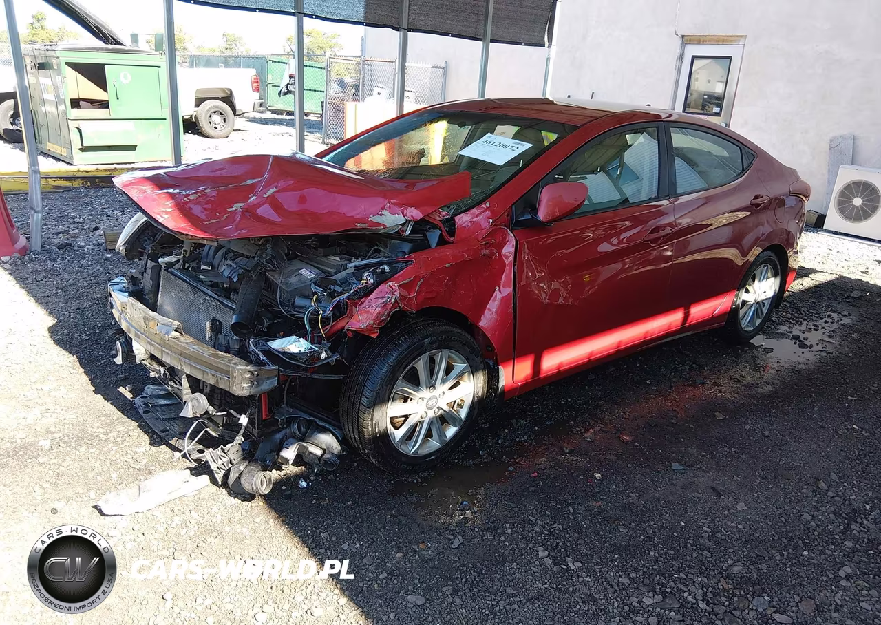2015 Hyundai Elantra Se VIN:KMHDH4AE0FU421905 - 2