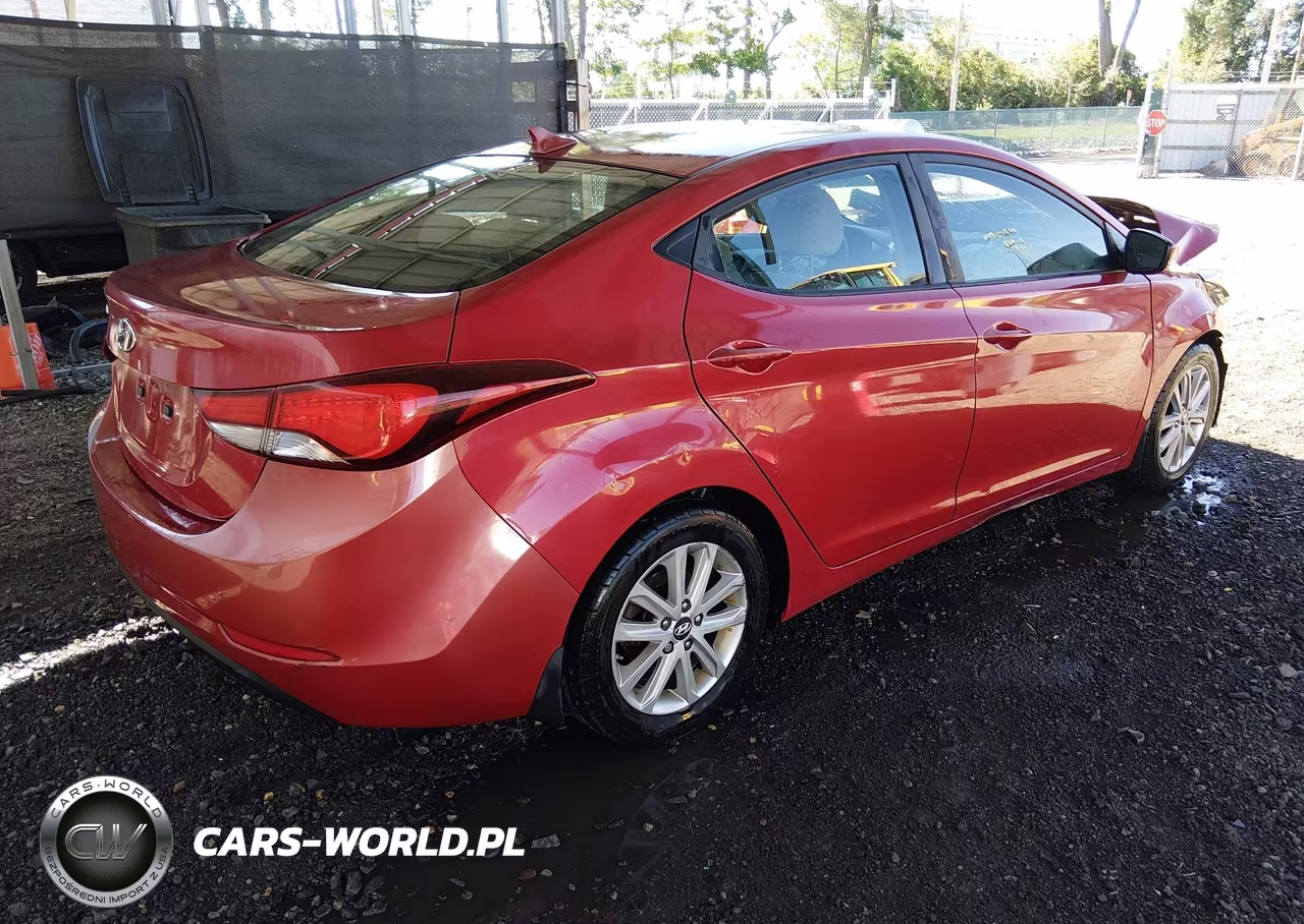 2015 Hyundai Elantra Se VIN:KMHDH4AE0FU421905 - 4