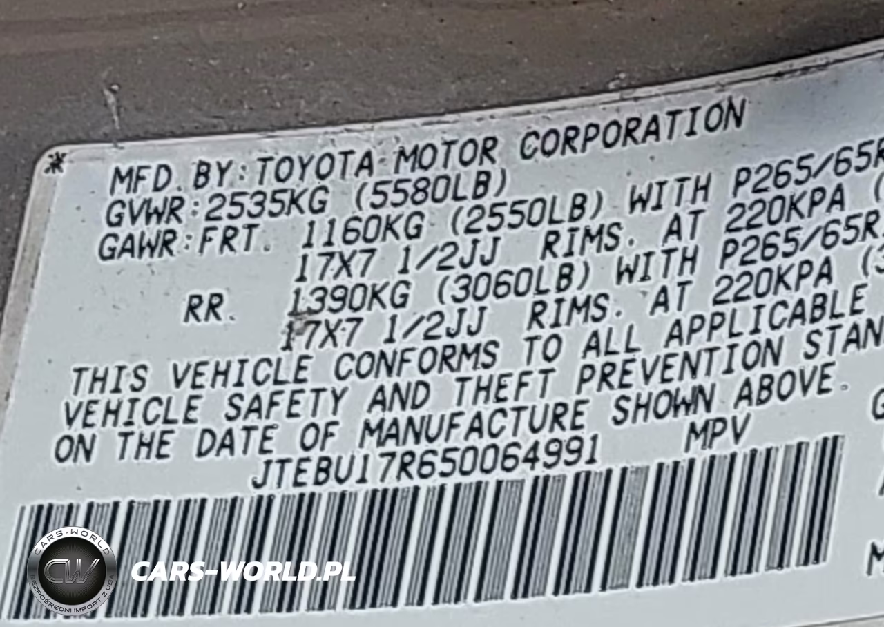 2005 Toyota 4Runner Limited V6 VIN:JTEBU17R650064991 - 9