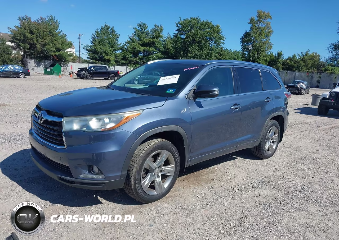 2014 Toyota Highlander Limited V6 VIN:5TDDKRFH1ES035180 - 2