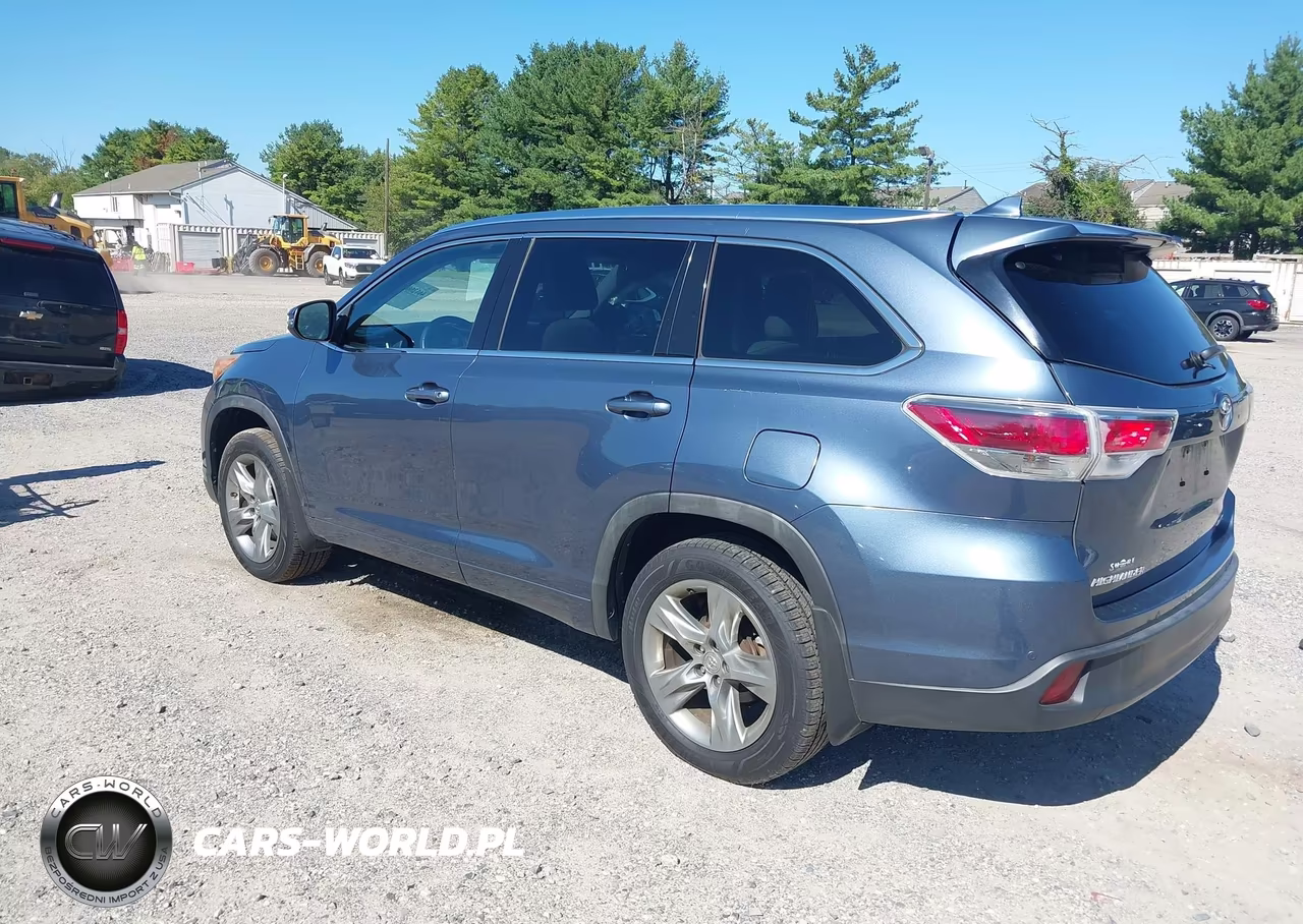 2014 Toyota Highlander Limited V6 VIN:5TDDKRFH1ES035180 - 3