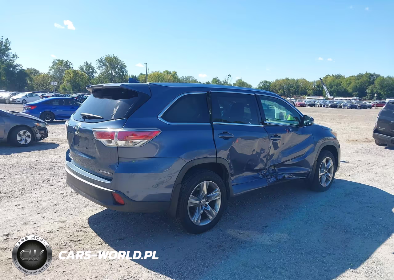2014 Toyota Highlander Limited V6 VIN:5TDDKRFH1ES035180 - 4