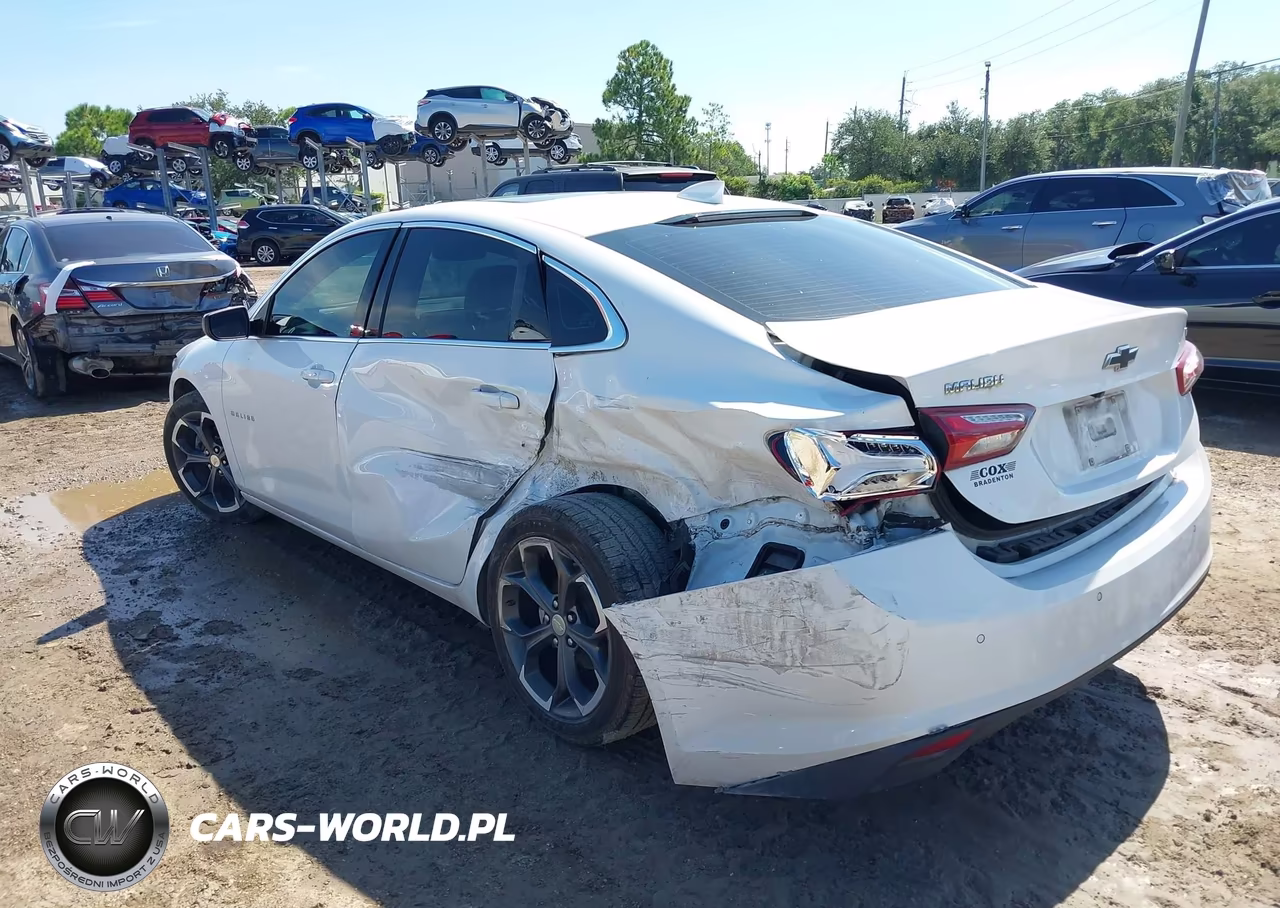 2022 Chevrolet Malibu Fwd Lt VIN:1G1ZD5ST0NF204620 - 3
