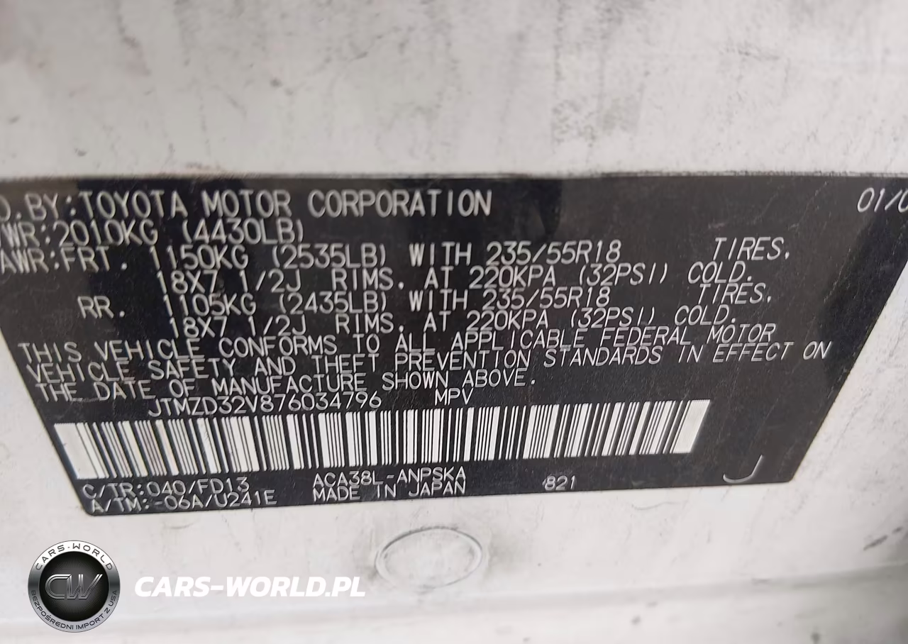 2007 Toyota Rav4 Sport VIN:JTMZD32V876034796 - 9