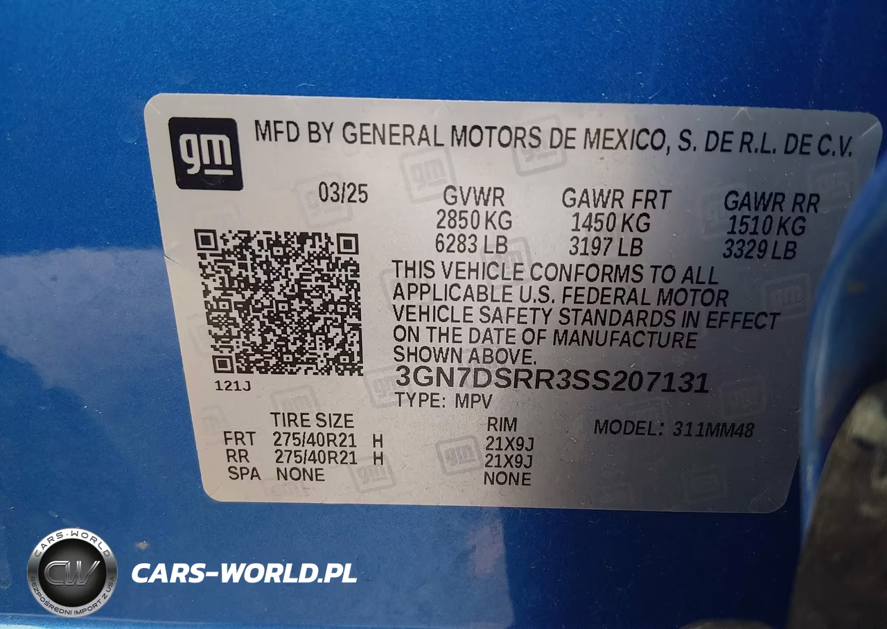 2025 Chevrolet Equinox Ev Rs VIN:3GN7DSRR3SS207131 - 9