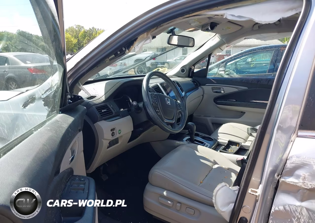 2016 Honda Pilot Ex-L VIN:5FNYF5H74GB038715 - 5