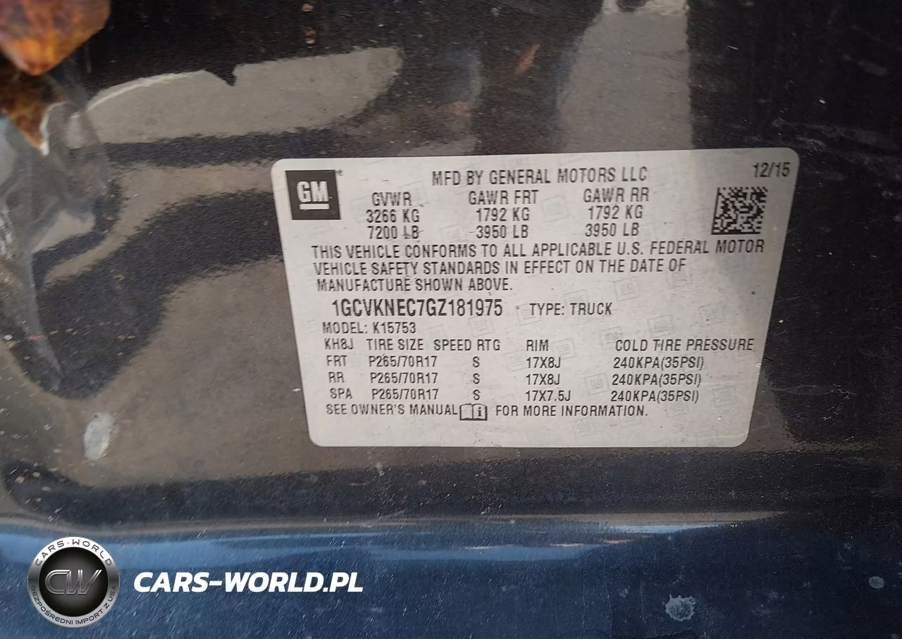2016 Chevrolet Silverado 1500 Ls VIN:1GCVKNEC7GZ181975 - 9