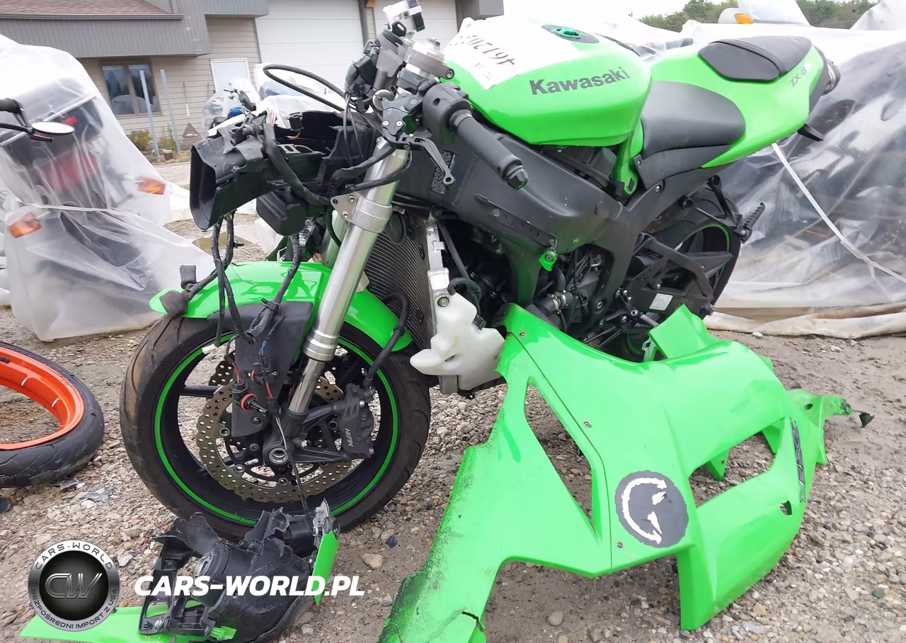 2007 Kawasaki Zx600 P VIN:JKAZX4P127A019026 - 2
