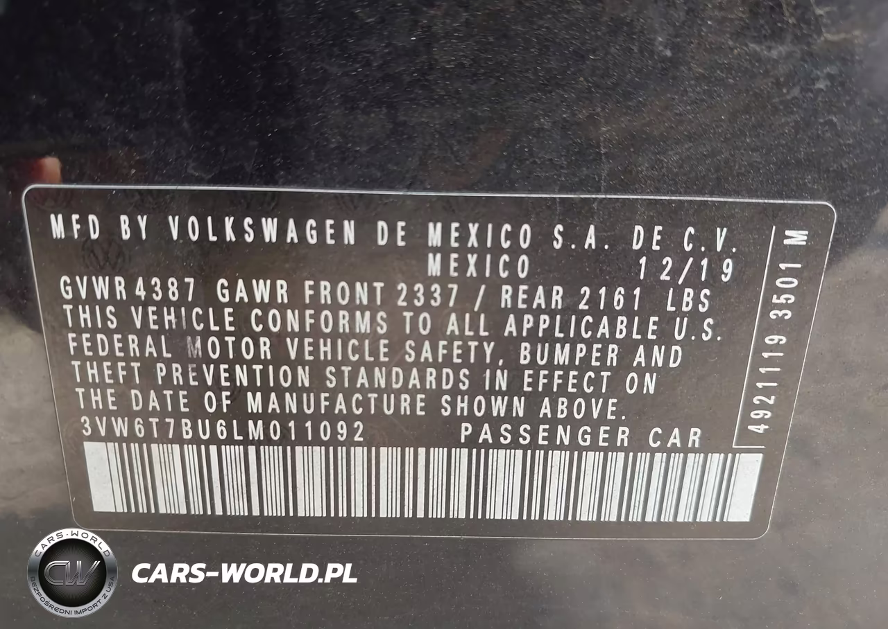 2020 Volkswagen Jetta Gli 2.0T Autobahn-2.0T S VIN:3VW6T7BU6LM011092 - 9