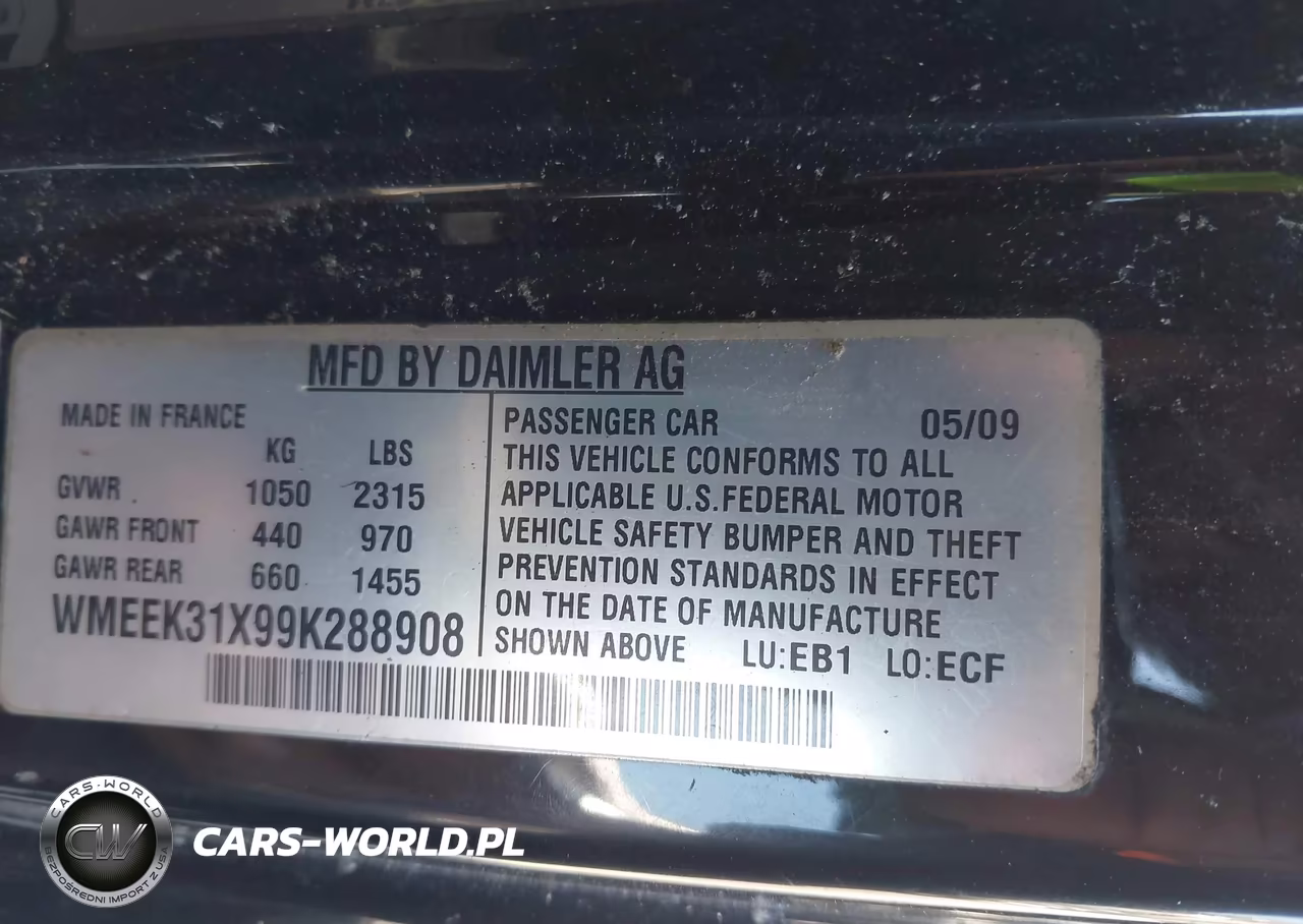 2009 Smart Fortwo Brabus-Passion VIN:WMEEK31X99K288908 - 9